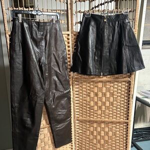 2 Great Vakko Sport Leather Pieces